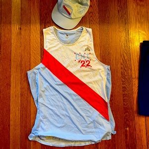 Tracksmith Chicago Marathon Singlet + Bonus Chicago Ciele hat free